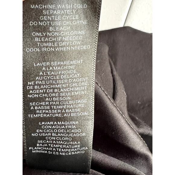 Signature Collection Shift Dress Women Medium Black Sleeveless Minimalist Modest - Picture 8 of 8